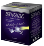 Чай SVAY Melody of herbs 20*2гр (зеленый ройбуш, мята, яблоко) 